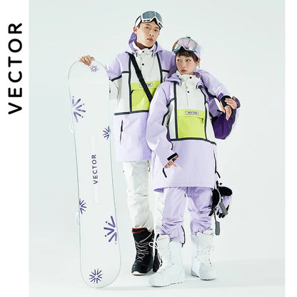 Ski – pull à capuche réfléchissant pour femme, vêtements de Ski tendance,