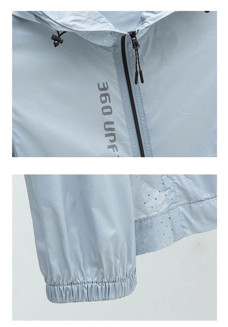 Veste de cyclisme imperméable pour homme, coupe-vent ultra-léger, manteau de course et de randonnée, vestes décontractées