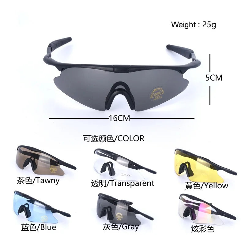 Mountain Biking Windproof and Dustproof Glasses Outdoor Sports Goggles UV400 Glasses Cycling Sunglasses Men