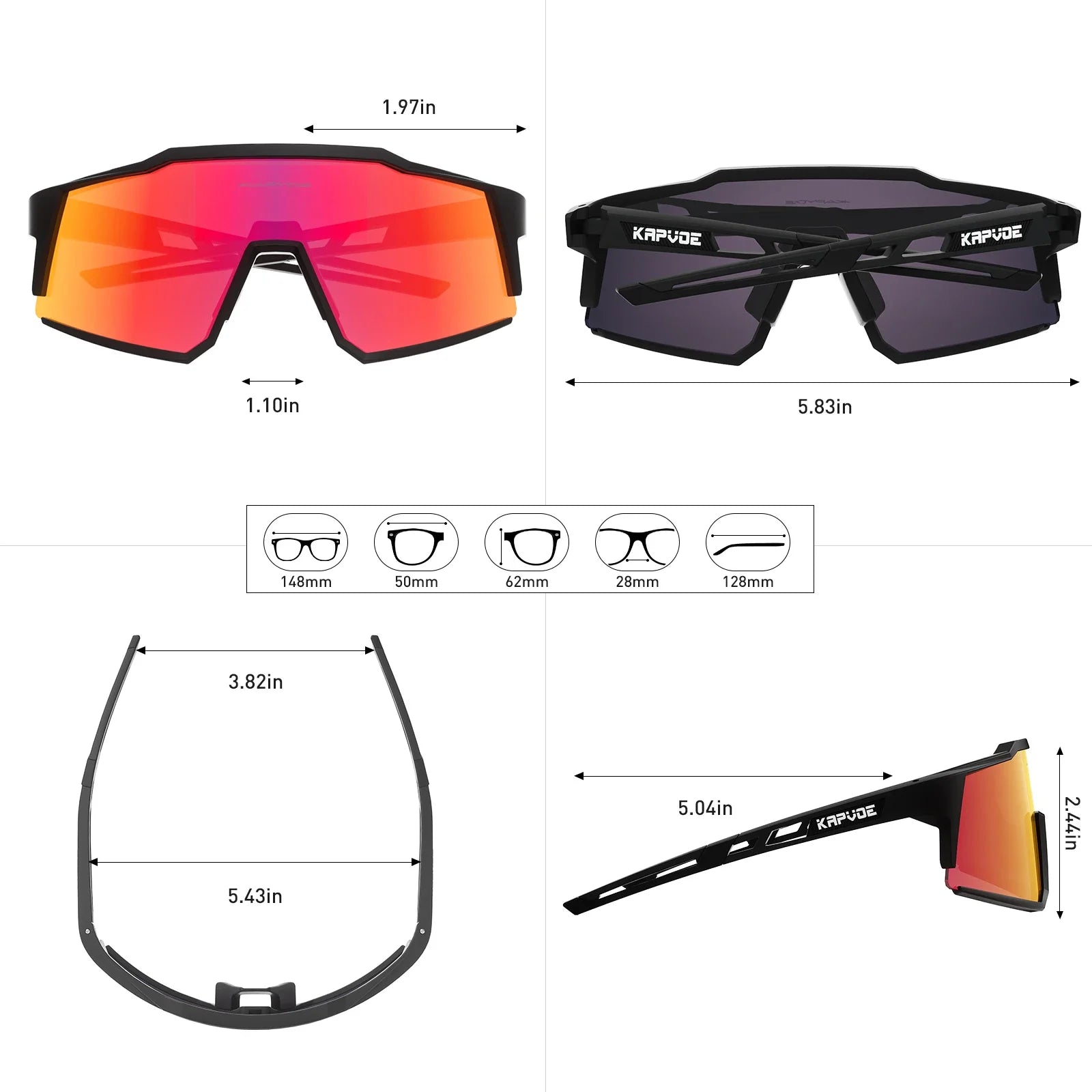 KAPVOE l Lunettes de soleil de sport