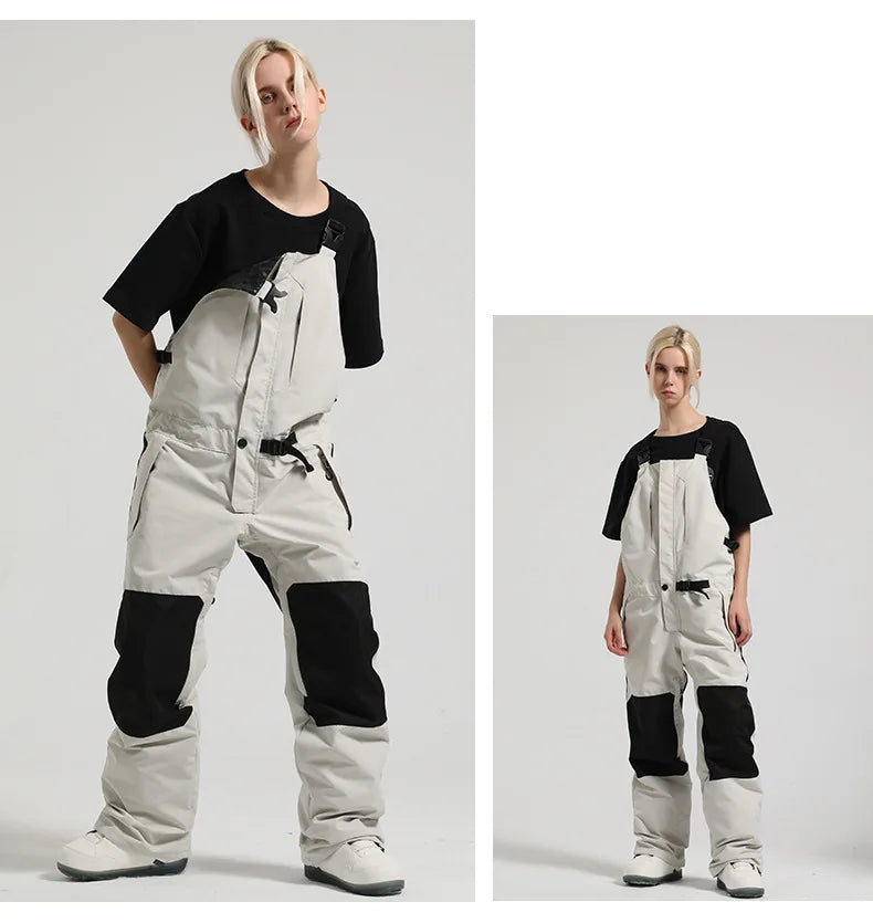 Pantalon de ski imperméable respirant pour hommes et femmes