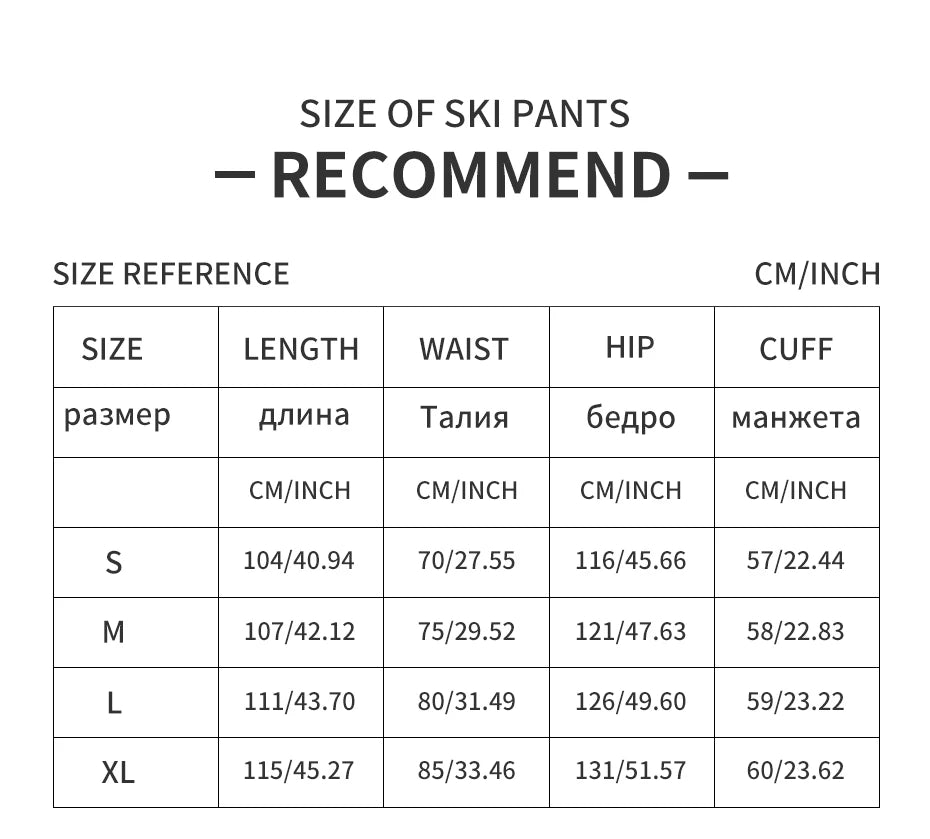 New Ski Pants Women&