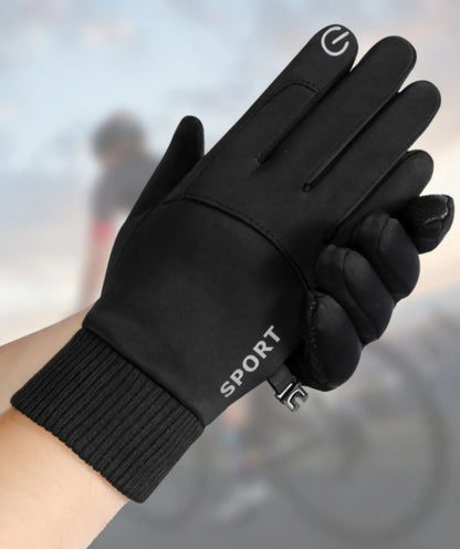 Gants de sport thermiques imperméables