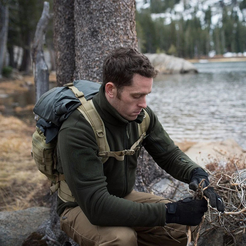 Veste militaire polaire thermique tactique pour homme, manteau à capuche pour Sports de plein air, randonnée Softshell militaire en plein air