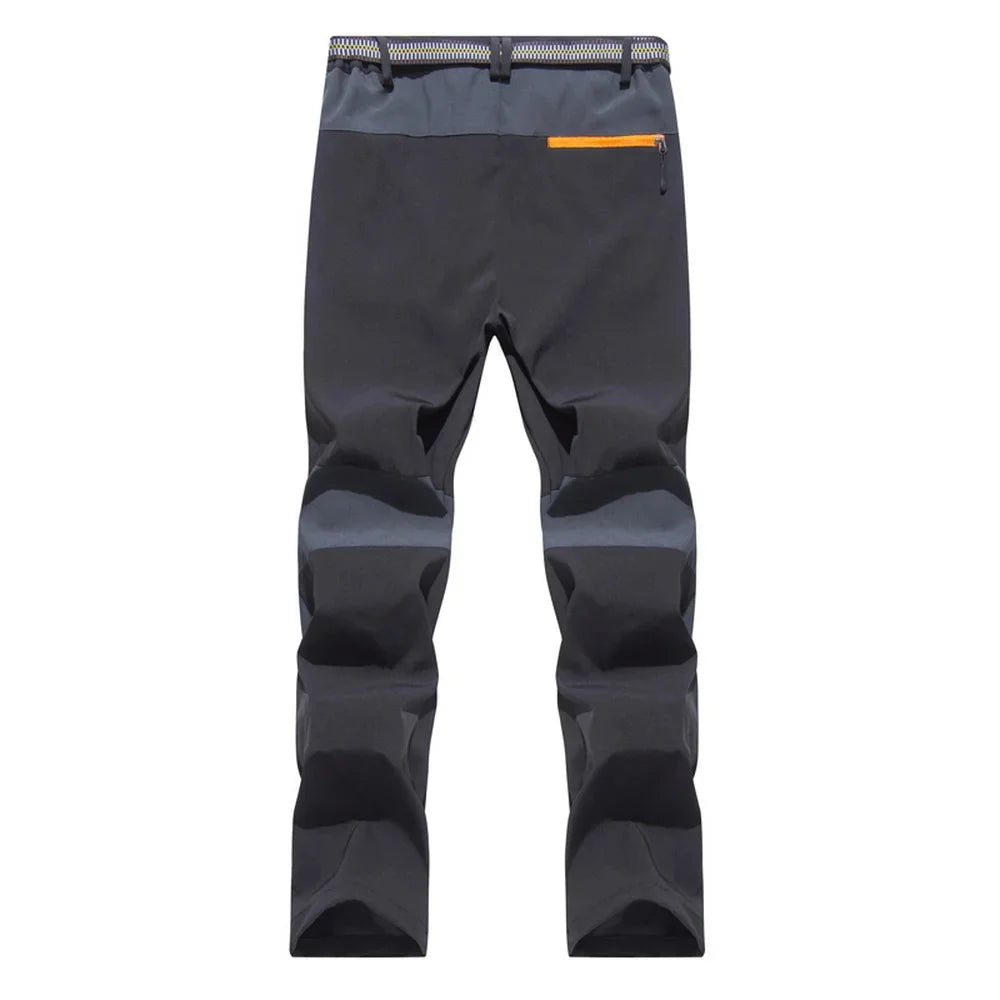 Pantalon cargo de randonnée, poches zippées avec ceinture, séchage rapide, léger, imperméable, sport, montagne, camping, pêche