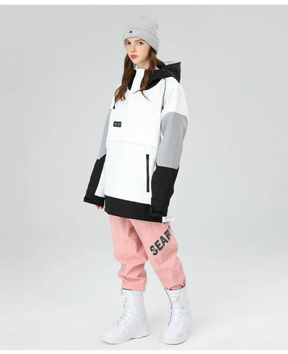 Veste de ski coupe-vent et imperméable pour femme