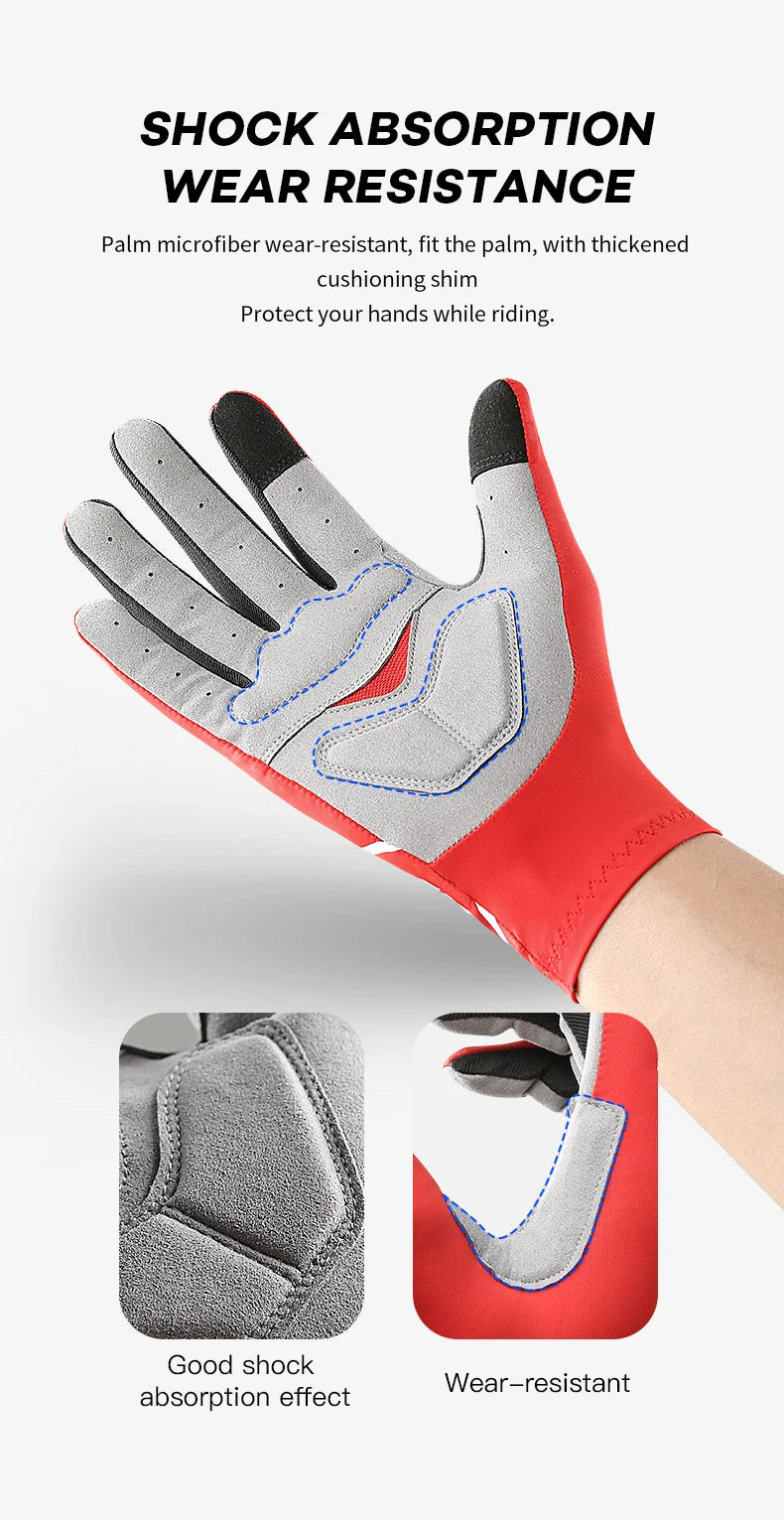 Gants de vélo coupe-vent anti-brûlure