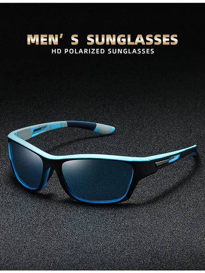 Lunettes de soleil polarisées pour hommes, modèle de sport, absorbe ouissant, série de films de documents, anti-poussière, miroir d&