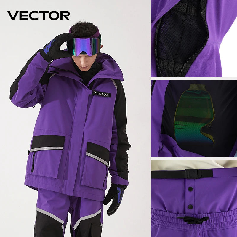 VECTOR l Veste de ski coupe