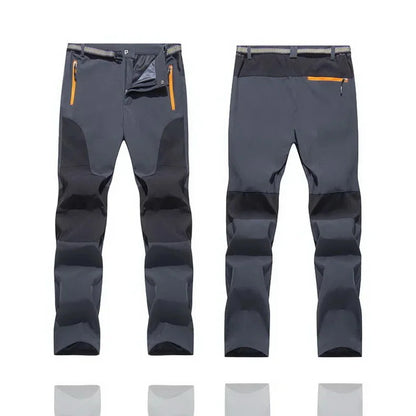 Pantalon cargo de randonnée, poches zippées avec ceinture, séchage rapide, léger, imperméable, sport, montagne, camping, pêche