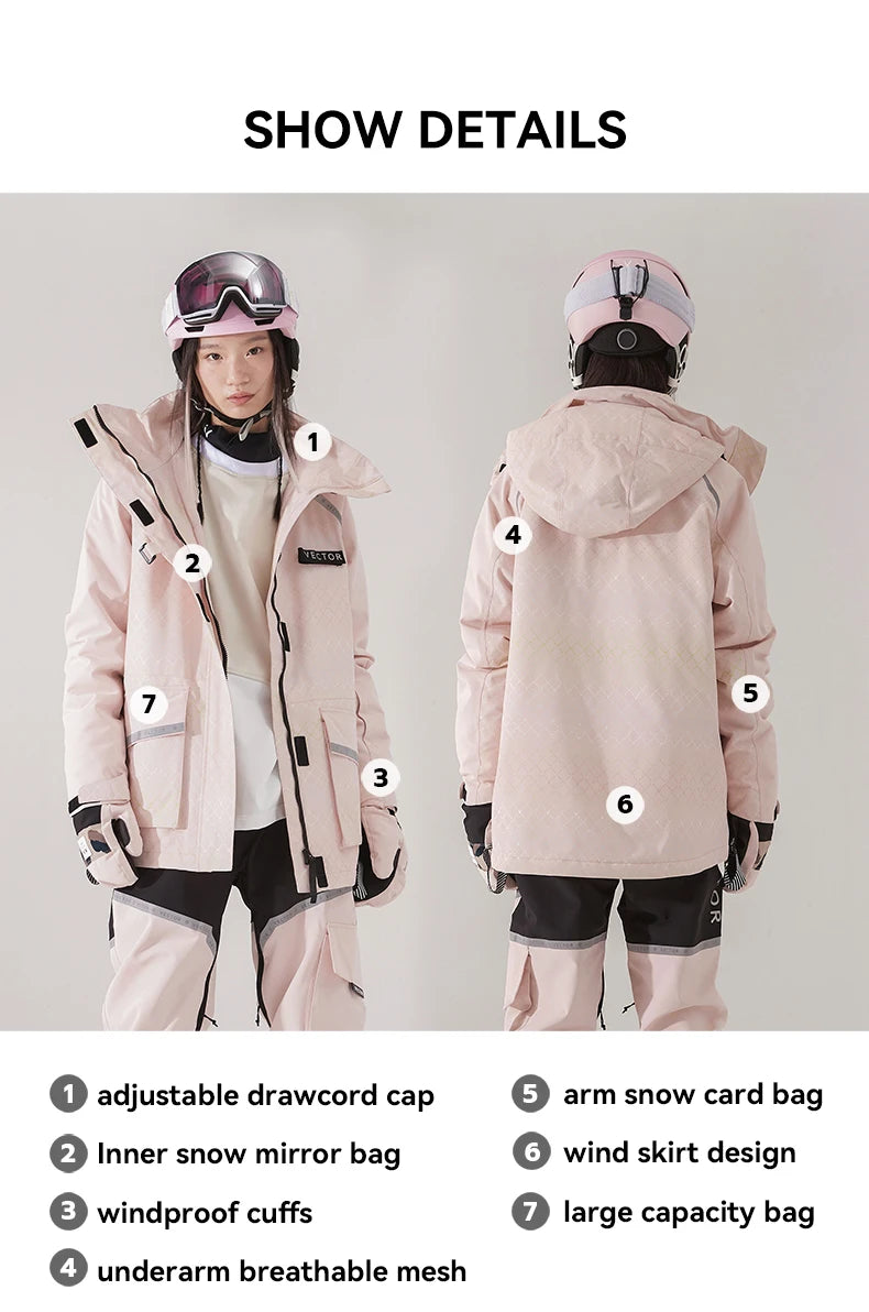 VECTOR l Veste de ski coupe