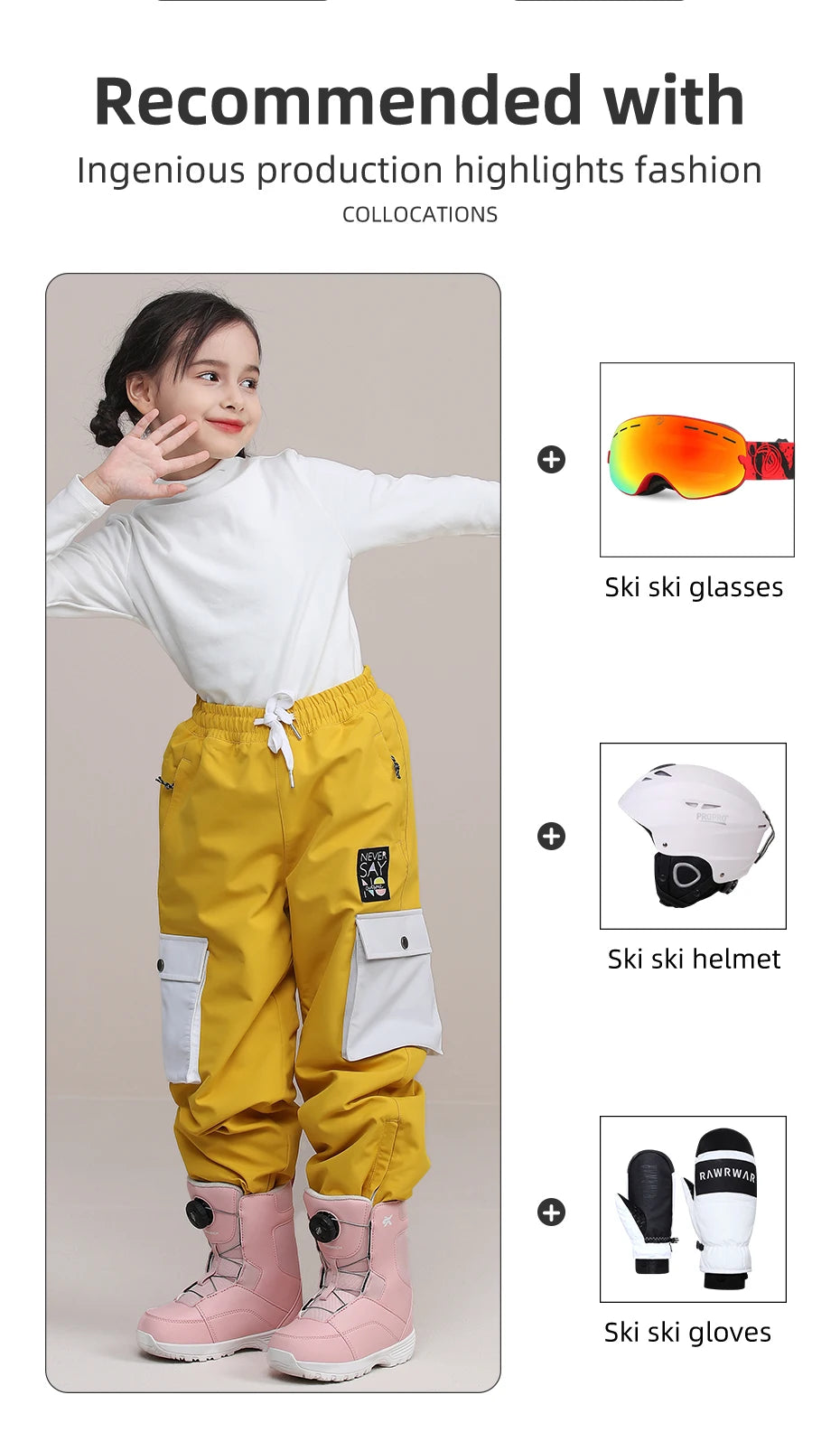 Pantalon de Ski de haute qualité pour femme