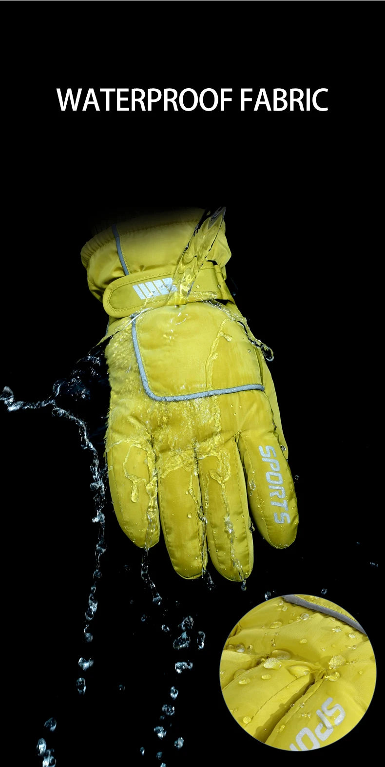 Gants de ski professionnels