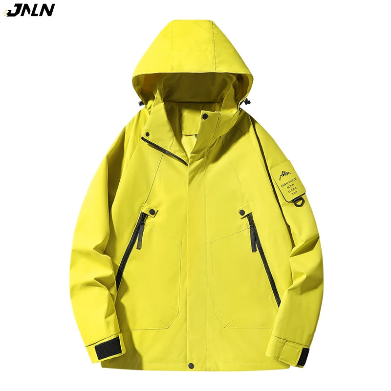 Veste Imperméable Unisexe pour Homme et Femme, Manteau de Pluie, Anti-Salissure, Coupe-Vent, Escalade, Randonnée, Camping, Trekking, Extérieur