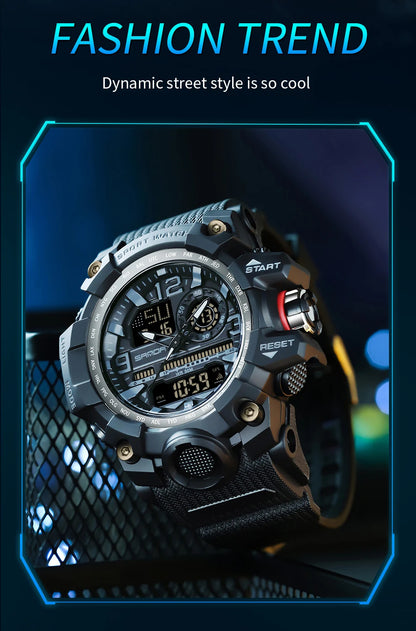 Montre à Quartz Militaire G-Style