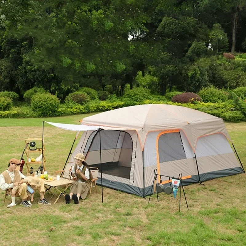 Tente familiale en plein air