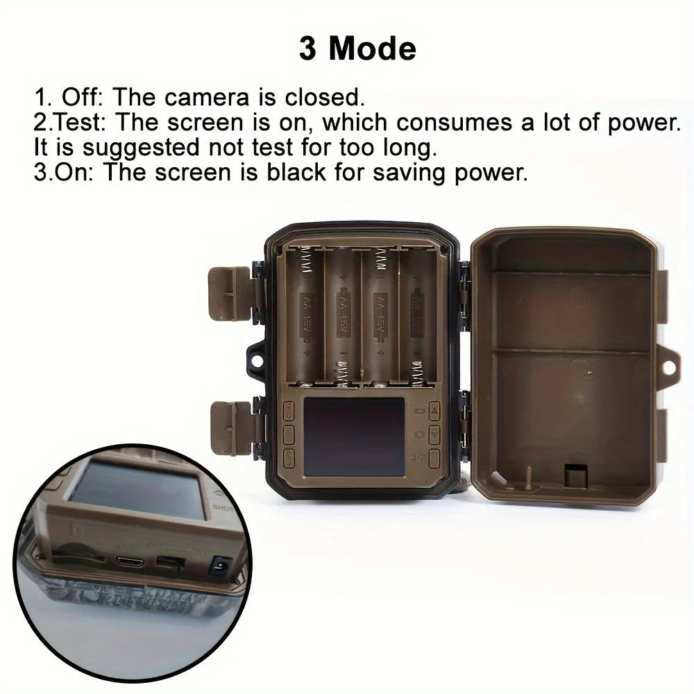 Mini Caméra tactique avec Moniteur de 940nm