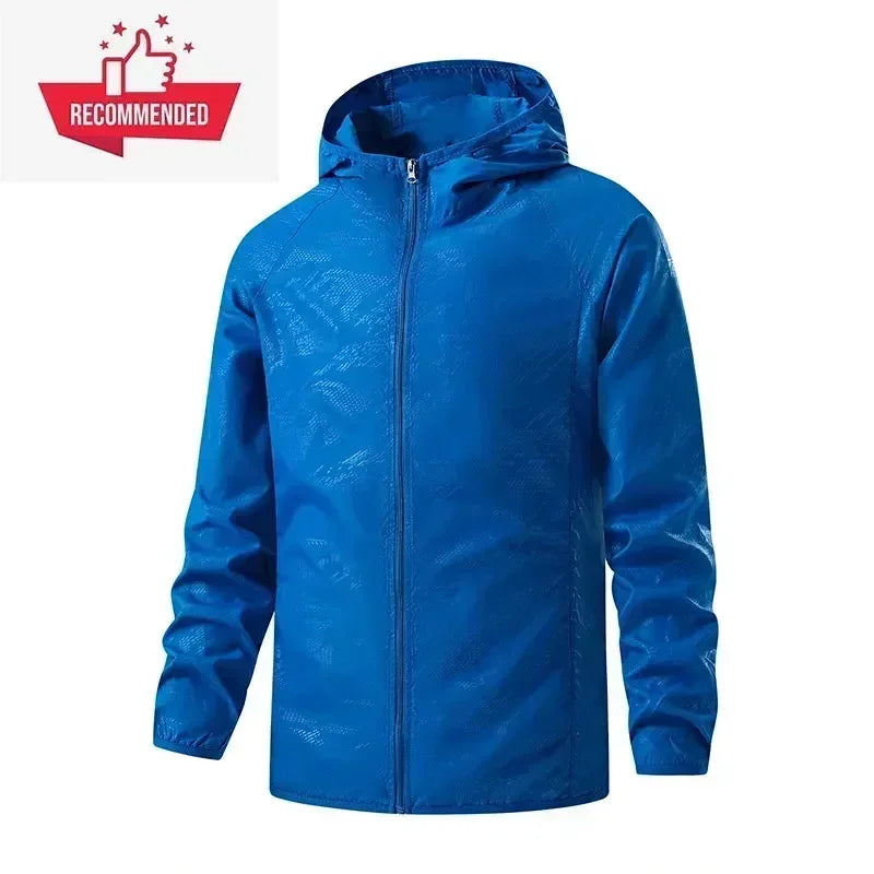 Manteau de camping unisex coupe-vent, veste imperméable, vêtements de protection solaire, veste coupe-vent de pêche, vêtements d&