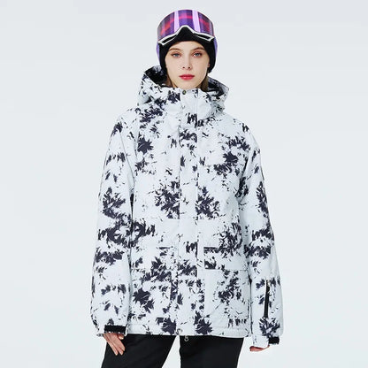 Veste de ski coupe-vent épaissie pour hommes et femmes