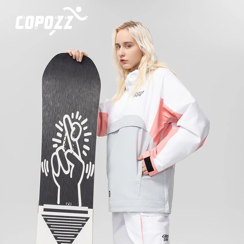 Veste de Ski à Capuche Imbibée pour Homme et Femme