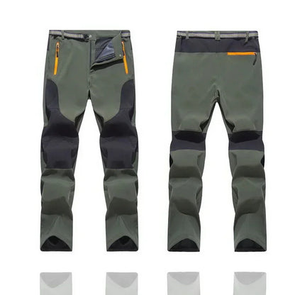 Pantalon cargo de randonnée, poches zippées avec ceinture, séchage rapide, léger, imperméable, sport, montagne, camping, pêche