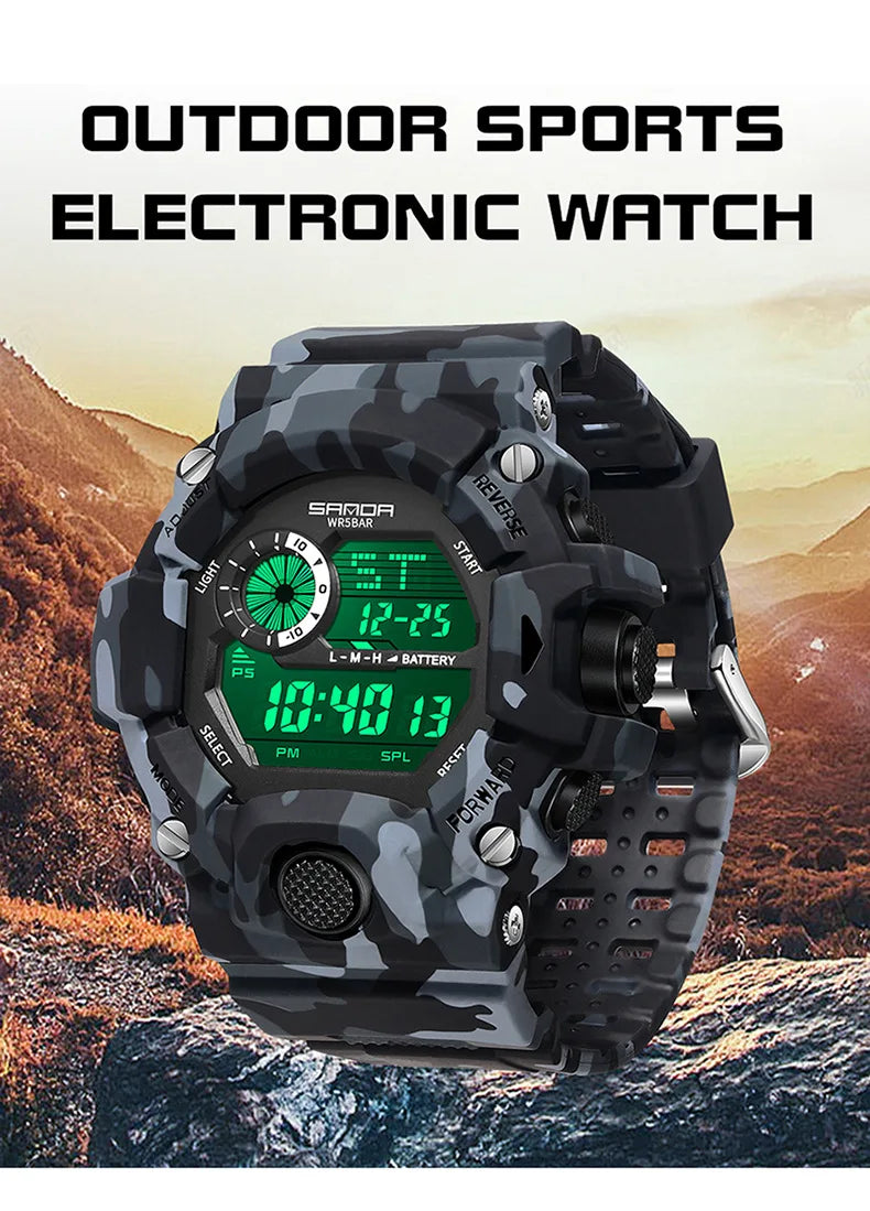 Montre électronique militaire