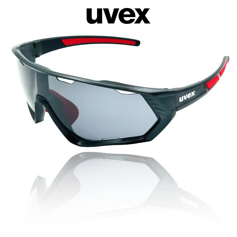 Lunettes de cyclisme polarisées Uvex pour hommes et femmes, lunettes de sport de plein air, lunettes de vélo de montagne, lunettes de soleil de route VTT, lunettes d&