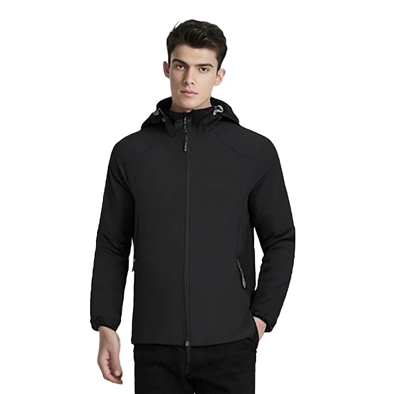 Veste de protection solaire pour homme, coupe-vent, imperméable, élastique, vêtements de chapeau perfectionnés, escalade, randonnée,