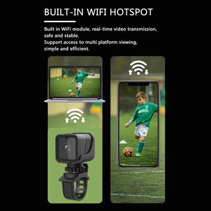 Mini Caméra étanche HD 1080P avec Hotspot WiFi