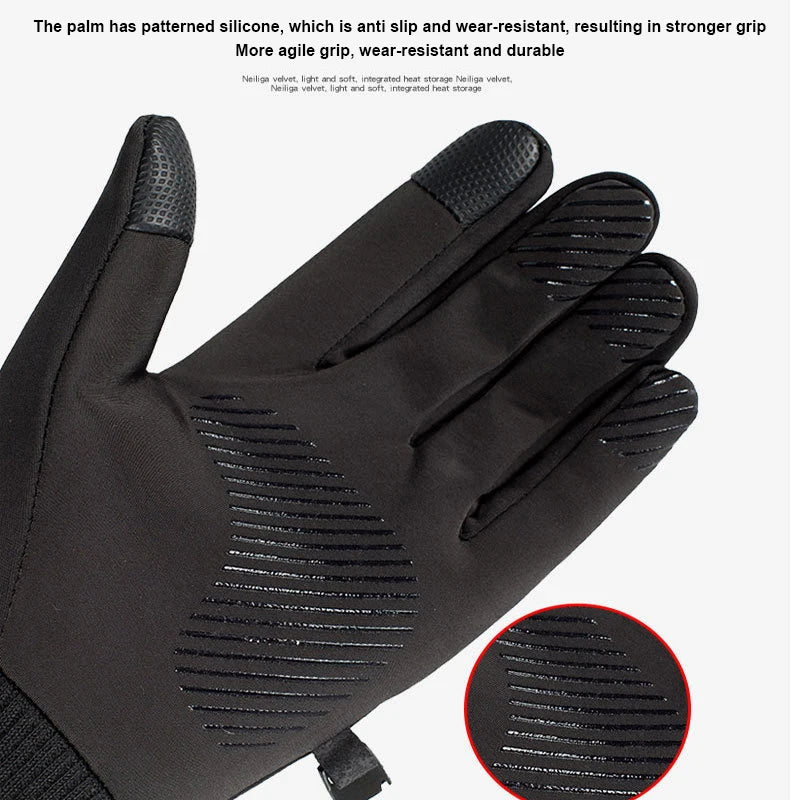 Gants de sport thermiques imperméables