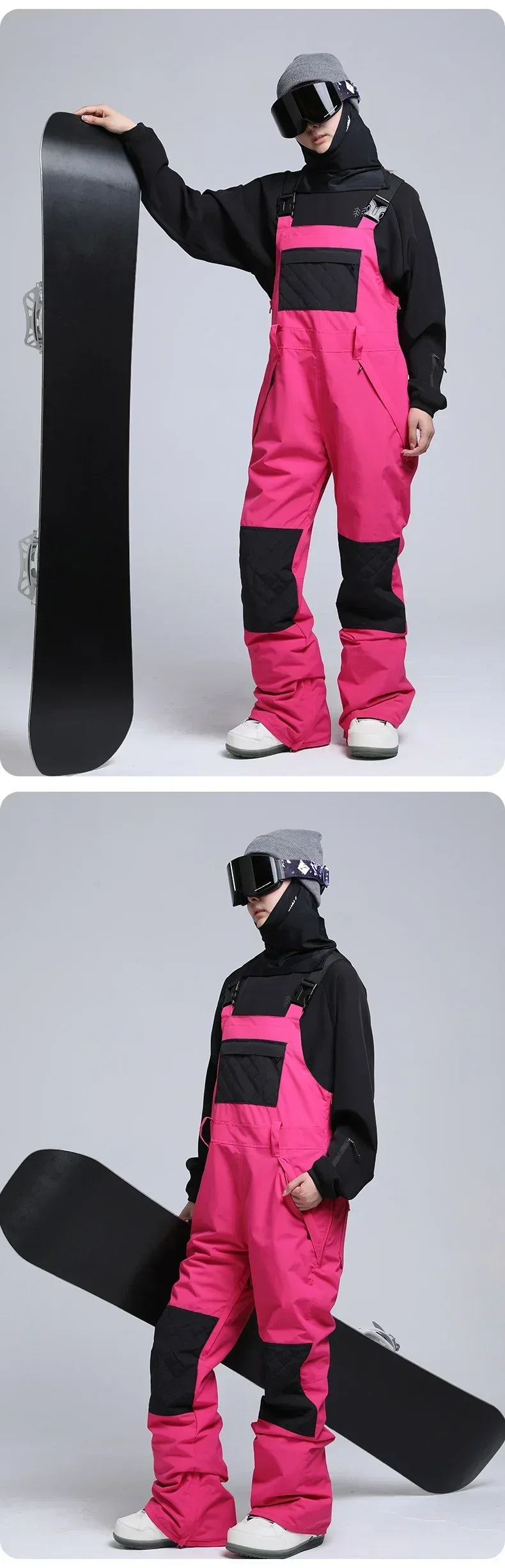 Pantalon de ski coupe-vent pour hommes et femmes