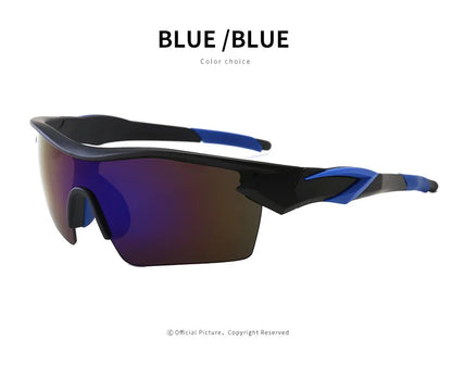 Lunettes de soleil de cyclisme pour hommes et femmes, lunettes de soleil de sport en plein air, lunettes de vélo rondes, lunettes coupe-vent, lunettes UV400