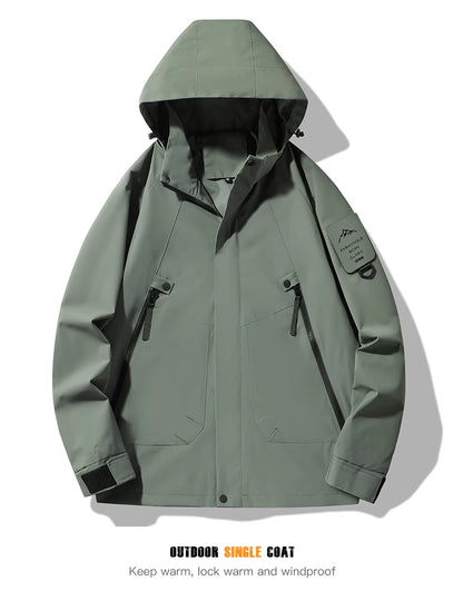 Veste Imperméable Unisexe pour Homme et Femme, Manteau de Pluie, Anti-Salissure, Coupe-Vent, Escalade, Randonnée, Camping, Trekking, Extérieur