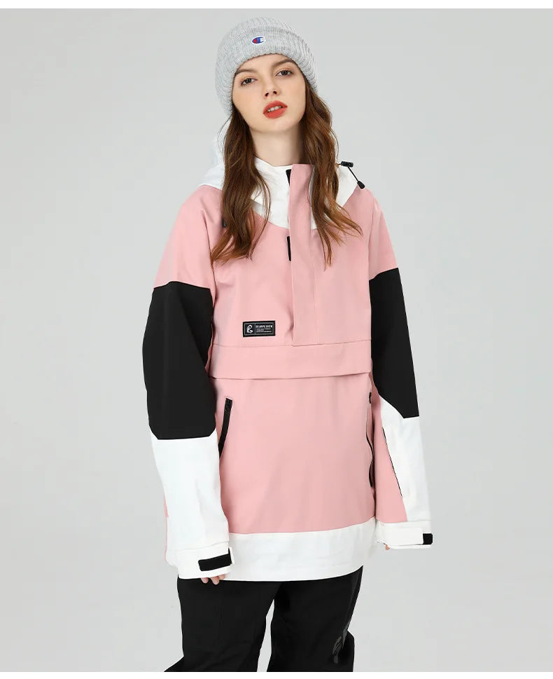 Veste de ski coupe-vent et imperméable pour femme