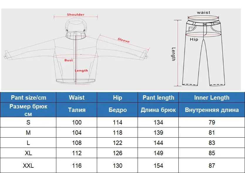 Pantalon de ski imperméable respirant pour hommes et femmes