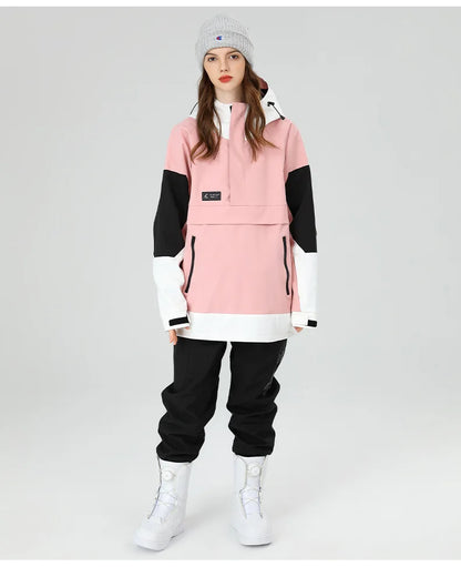 Veste de ski coupe-vent et imperméable pour femme