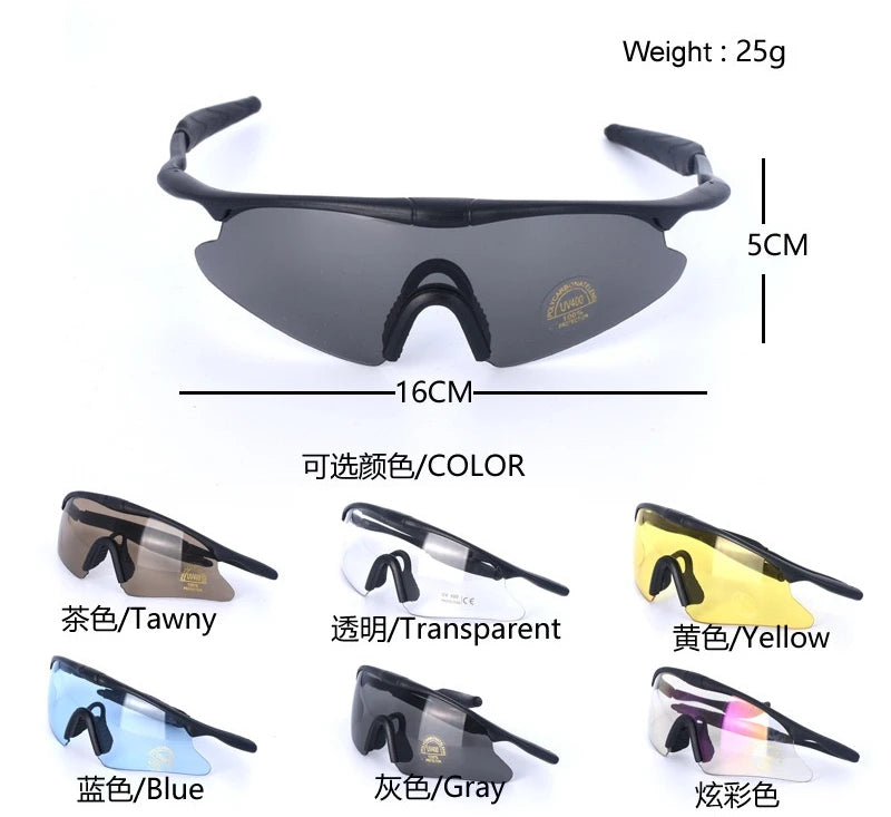 Mountain Biking Windproof and Dustproof Glasses Outdoor Sports Goggles UV400 Glasses Cycling Sunglasses Men